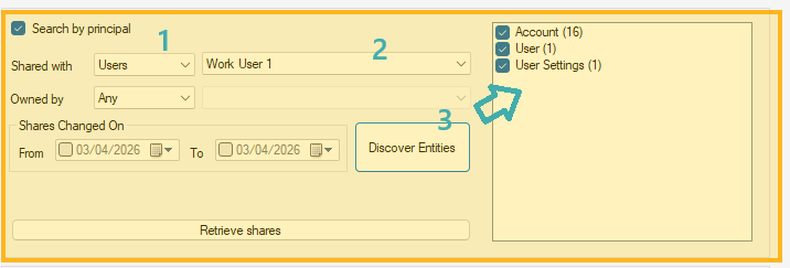 Discover Entities results